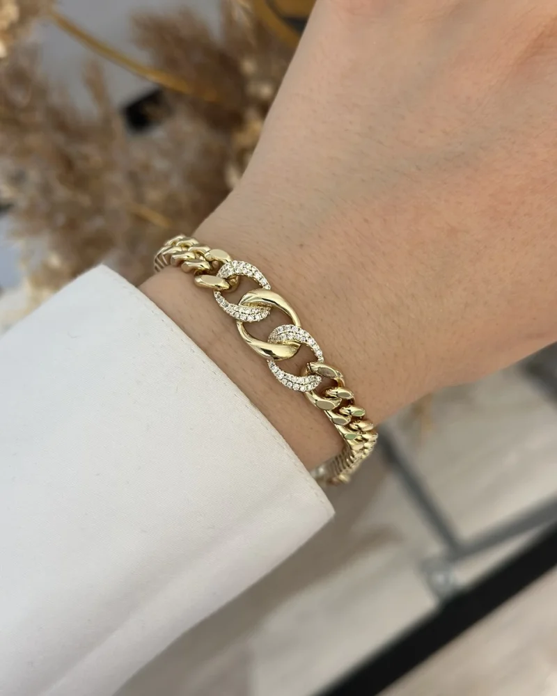 Taşlı Gurmet Detaylı XP Bileklik