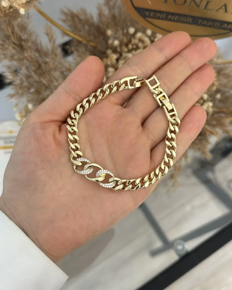 Taşlı Gurmet Detaylı XP Bileklik