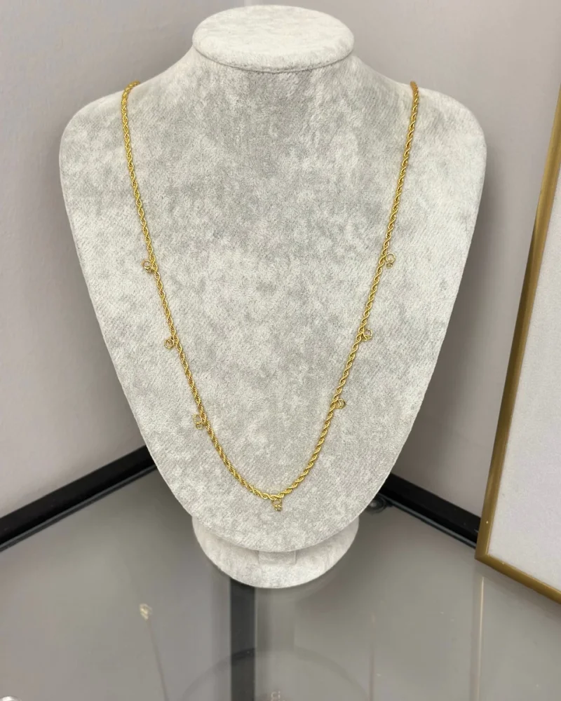 7’si Bir Yerde Kulplu Zincir (80 cm)