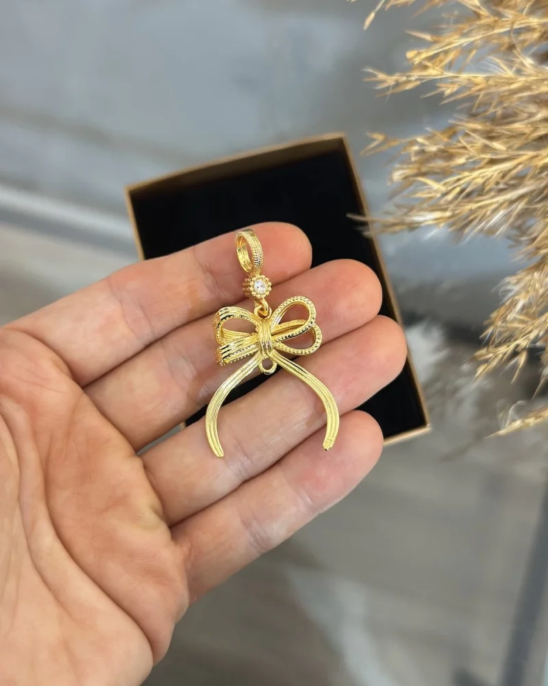 22 Ayar Fiyonk Kolye Ucu (Çeyrek ve Yarım Uyumlu)