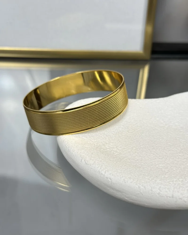 22 Ayar Trabzon Hasırı Bilezik (1.5 cm)