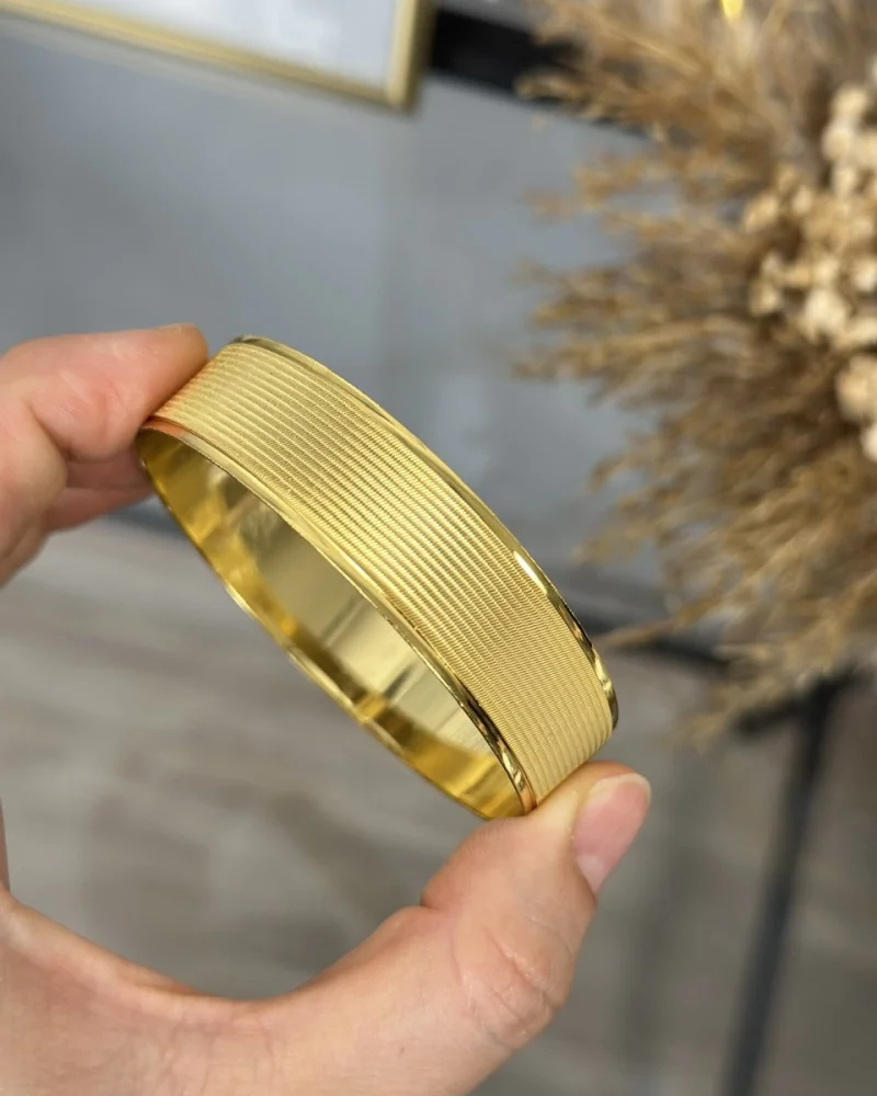 22 Ayar Trabzon Hasırı Bilezik (1.5 cm)