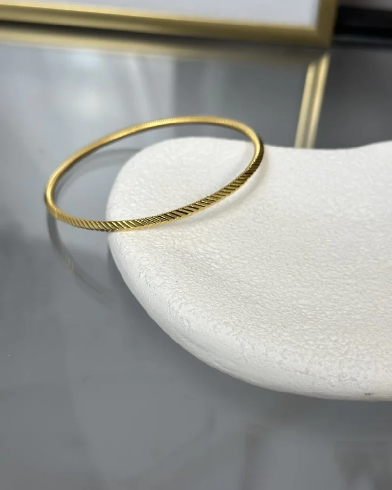 22 Ayar Kesme Başak Ajda Bilezik