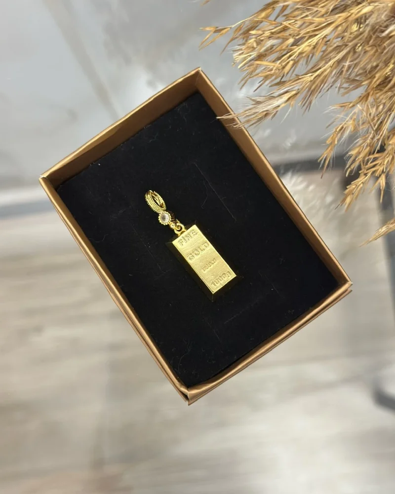 22 Ayar Külçe Kolye Ucu