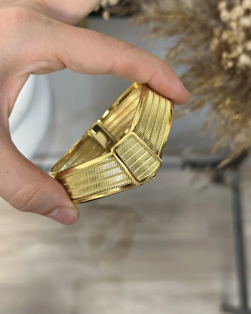 22 Ayar Zarif Trabzon Hasırı Kelepçe