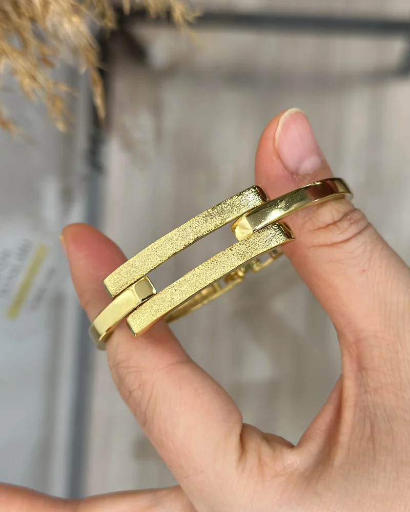 22 Ayar Kumlu Kaburga Kelepçe (19 cm)