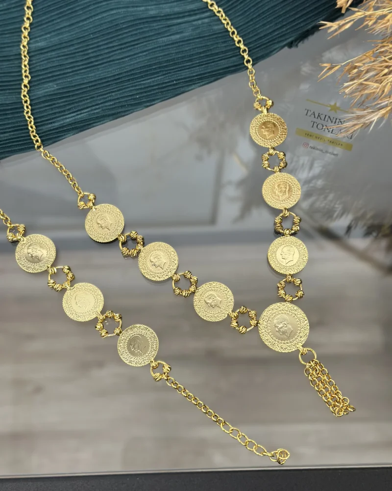 22 Ayar Çeyrekli Dorikalı Set