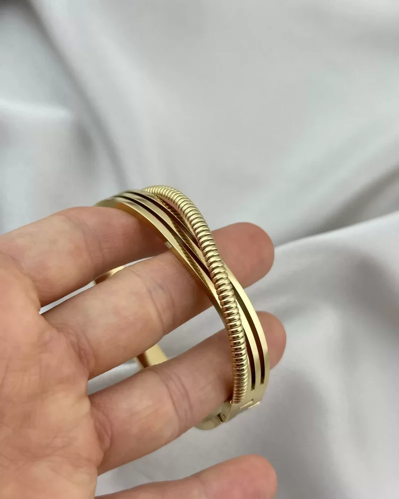 Çapraz Ezme Zincir Geçişli Geniş Kelepçe