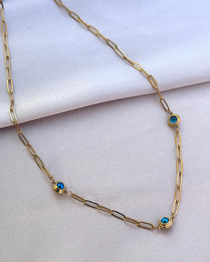 Nazarlı Ataç Kolye (40+5 cm)