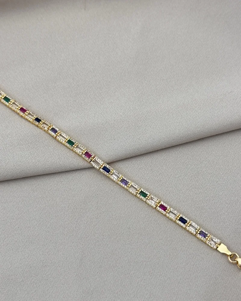 Renkli Baget Suyolu Vip Bileklik