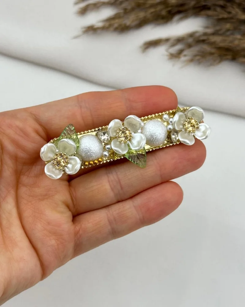 Tasarım 3 Çiçek Sedef Toka