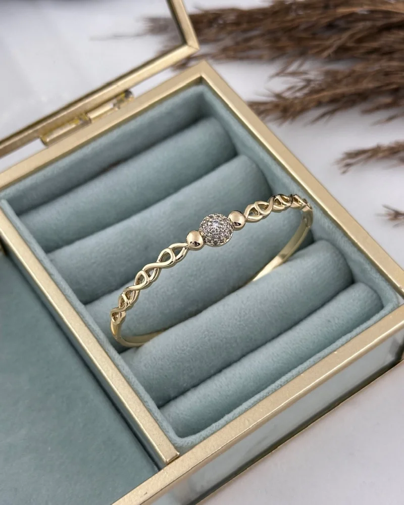 Topçuklu Taşlı Vip Kelepçe