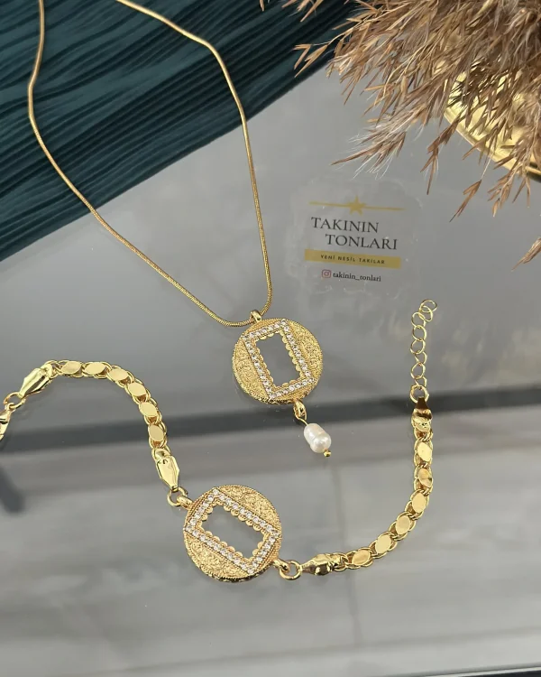 Yuvarlak Model Gram Altınlık Kolye-Bileklik (60 cm)