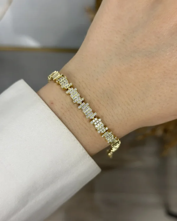 XP Gold Taşlı Ritim Bileklik