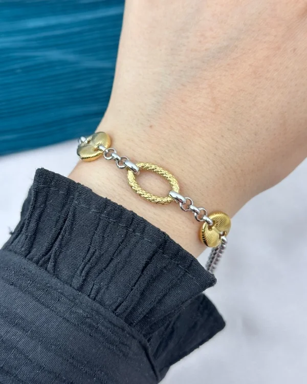 Çift Renk Kuyumcu Model Bileklik