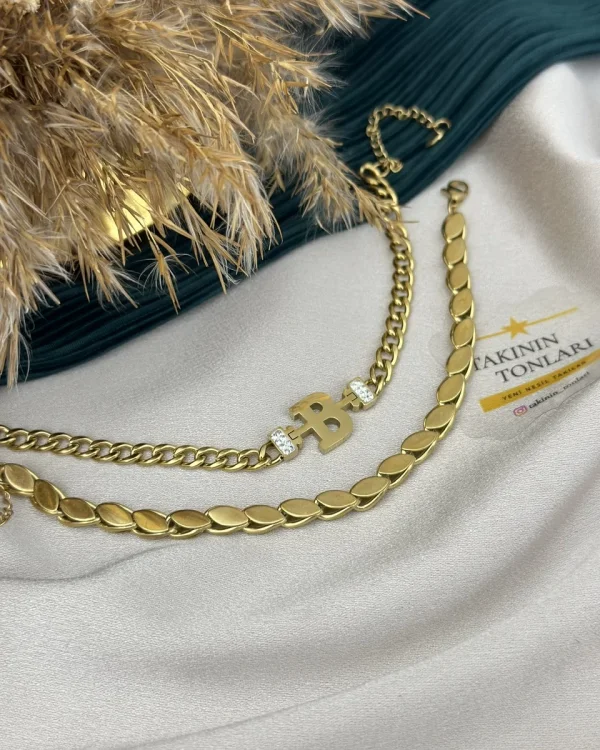 Arpa-Harf Bileklik Kombini