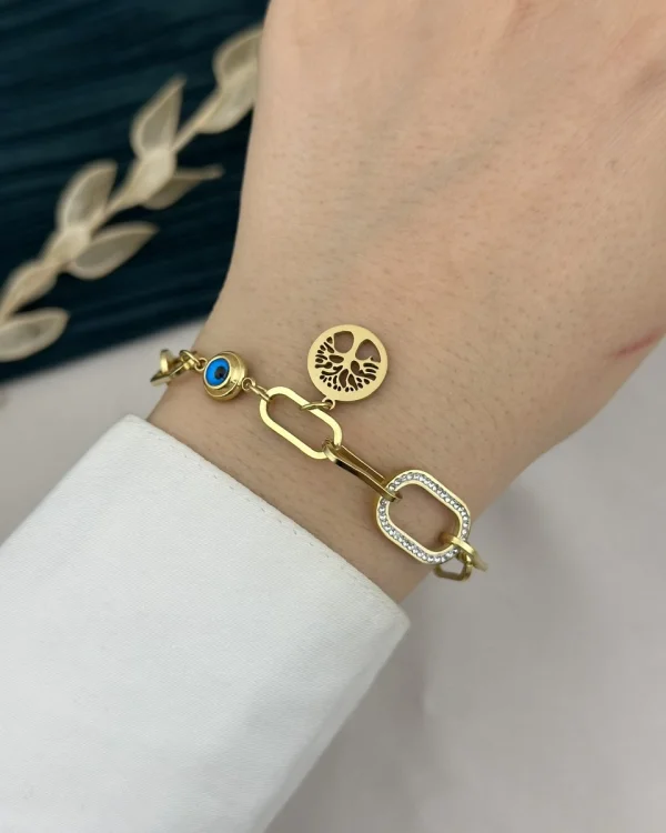 Nazarlı Hayat Ağacı Bileklik