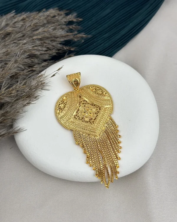 22 Ayar Hint Kalbi Kolye Ucu