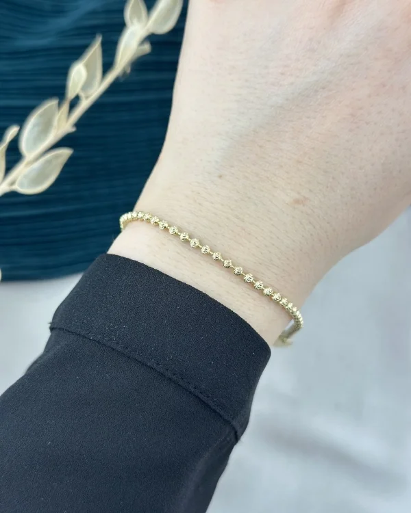 14K Zarif Dorika XP Vip Bileklik (16+3 cm)