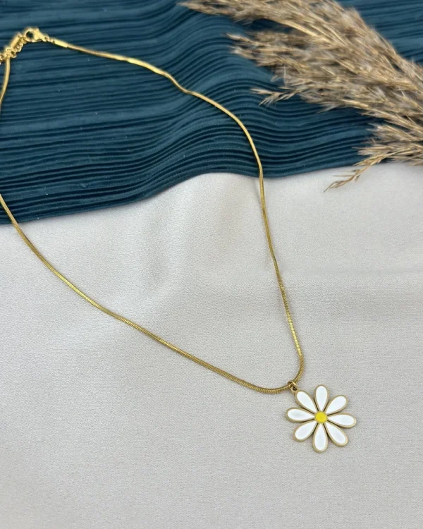 Papatya Çocuk Kolye (40+5 cm)