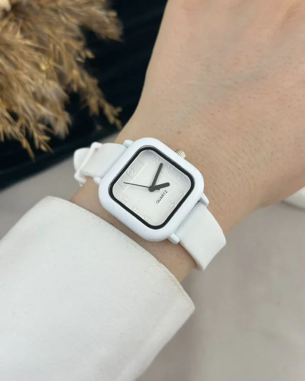 Anime Beyaz Silikon Saat