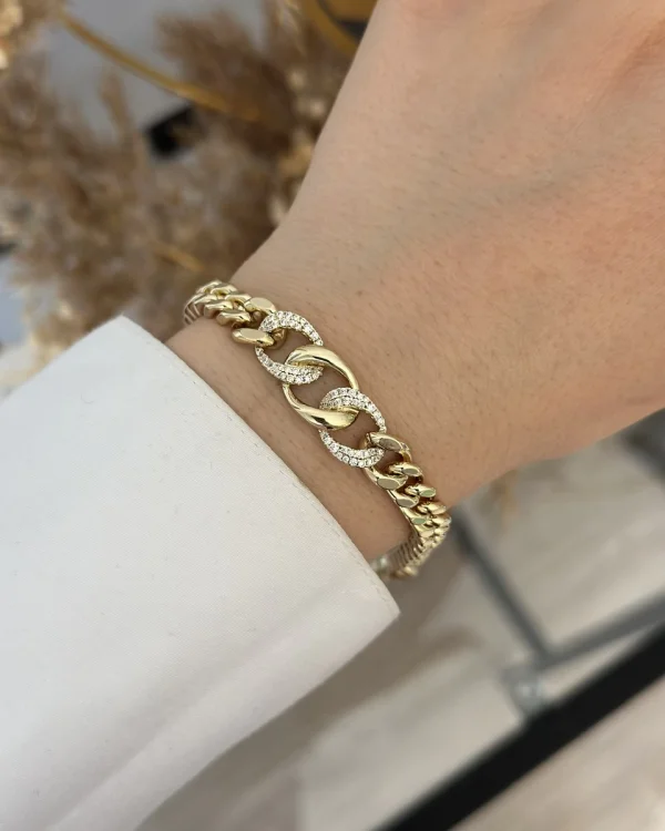 Taşlı Gurmet Detaylı XP Bileklik