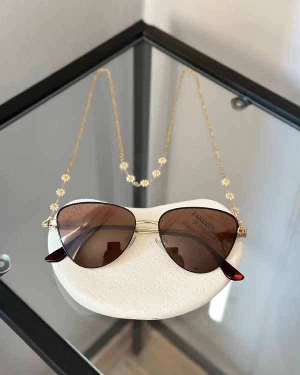 Papatyalı Çelik Gözlük Zinciri