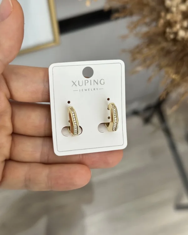 Çocuk Minimal Altıgen Model  XP  Halka Küpe