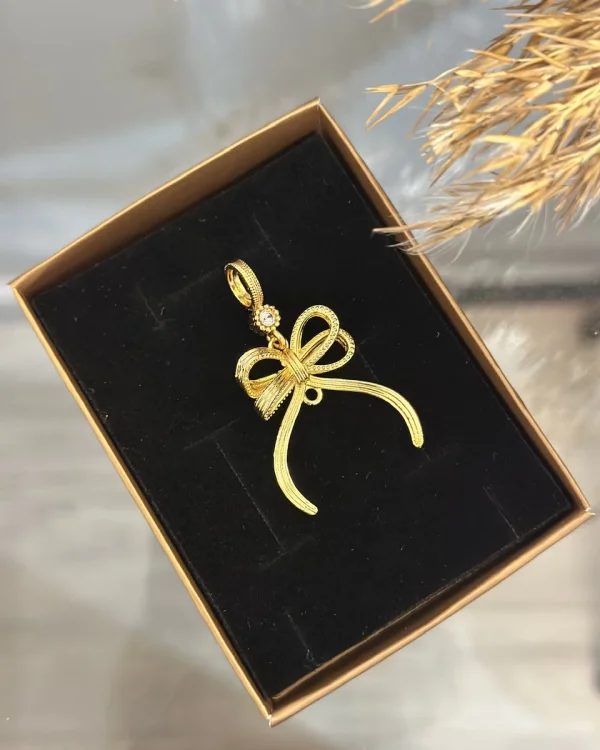 22 Ayar Fiyonk Kolye Ucu (Çeyrek ve Yarım Uyumlu)