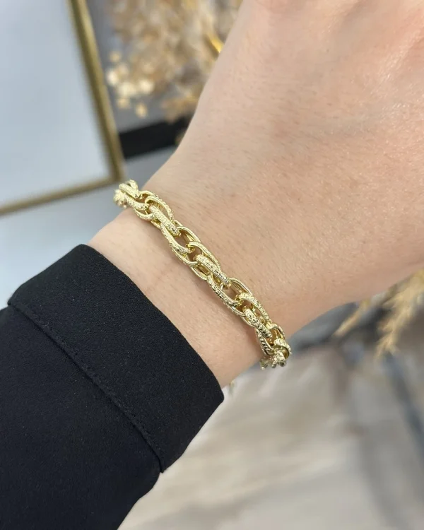 XP Gold Geçişli Zincir Bileklik