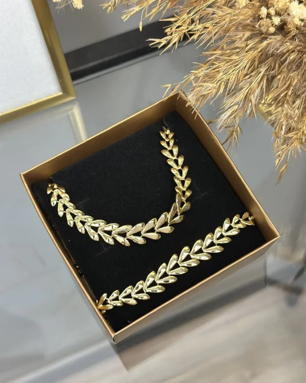 XP Gold Başak Model Kolye-Bileklik Kombini
