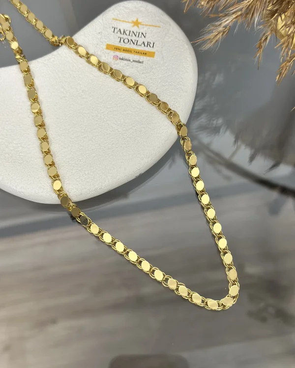 22 Ayar Arpa Kolye (60 cm)