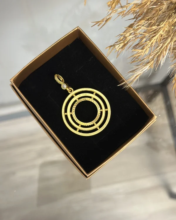 22 Ayar Ajda Model Çeyreklik Kolye Ucu