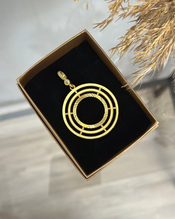 22 Ayar Ajda Model Yarım Altınlık Kolye Ucu