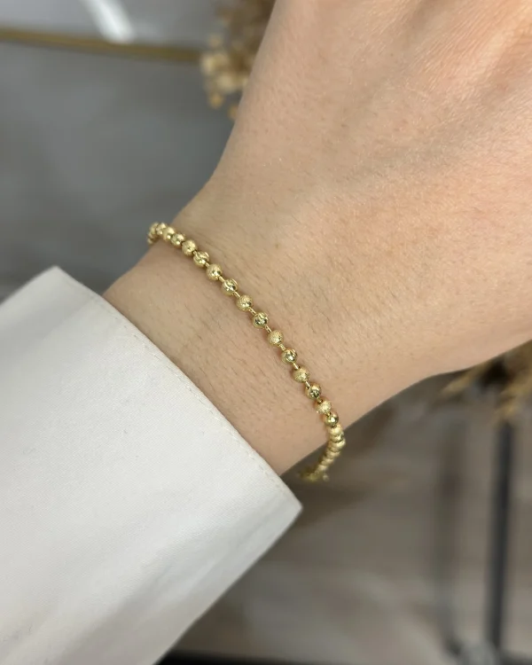 XP Gold Dorikali Kumlu Bileklik (19.5 cm)