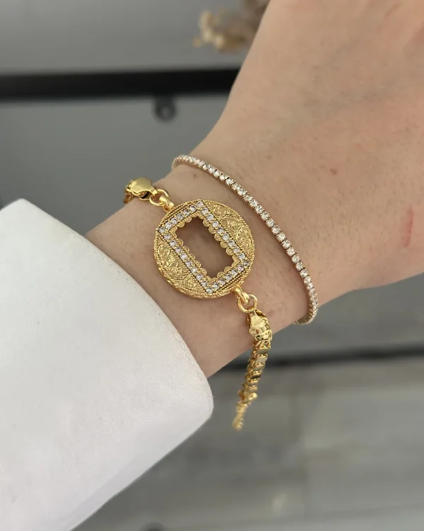 Arpa Zincirli Gram Altınlık Bileklik (Suyolu Hediyeli)