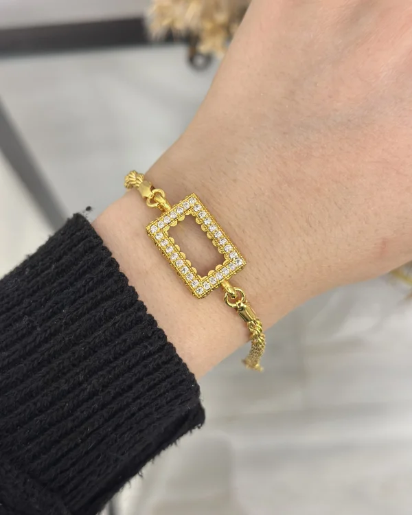 Gram Altınlık Burgu Bileklik (17+3.5 cm)