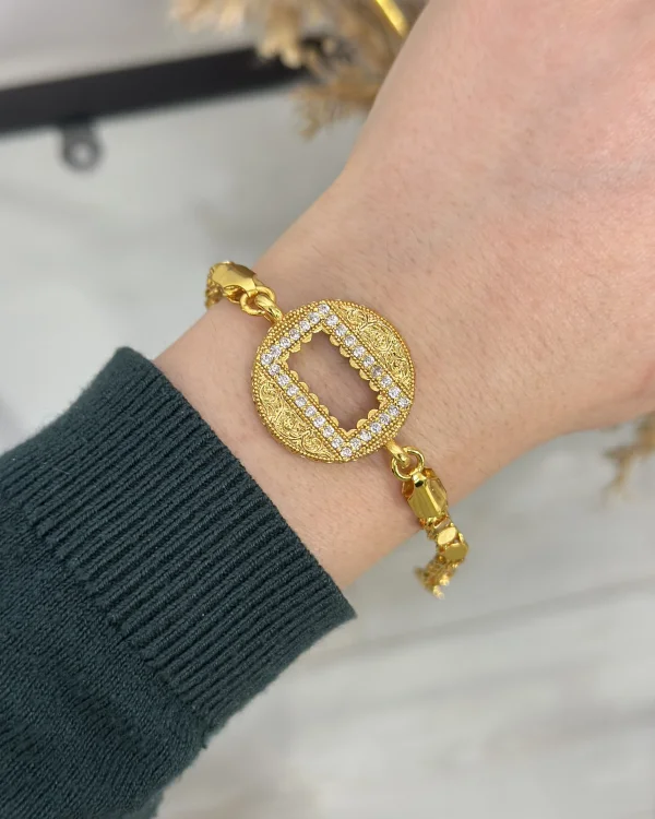 Gram Altınlık Yuvarlak Arpa Bileklik