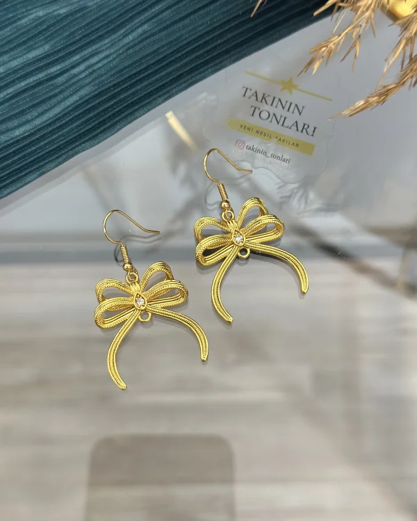 Fiyonk Küpe (Çeyrek ve yarım altın uyumlu)