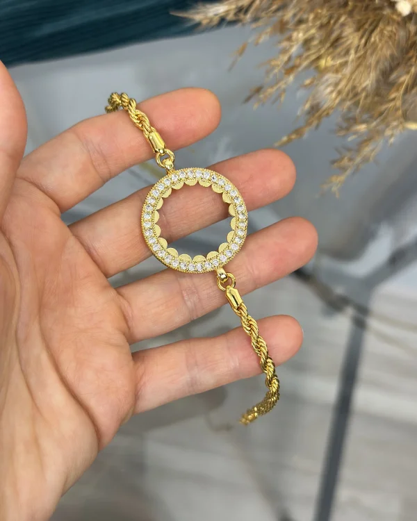 Yarım Altınlık Burgu Bileklik