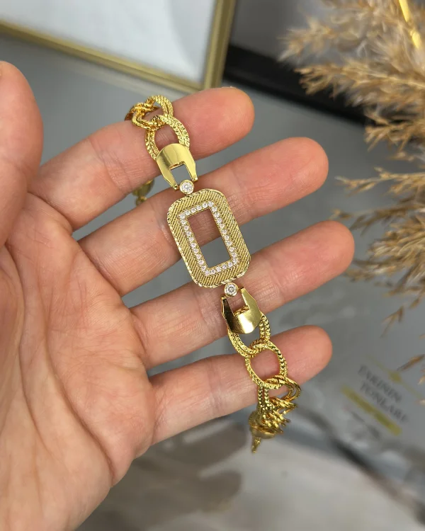 Gram Altınlık Geniş Samanyolu Bileklik (Seri 1)