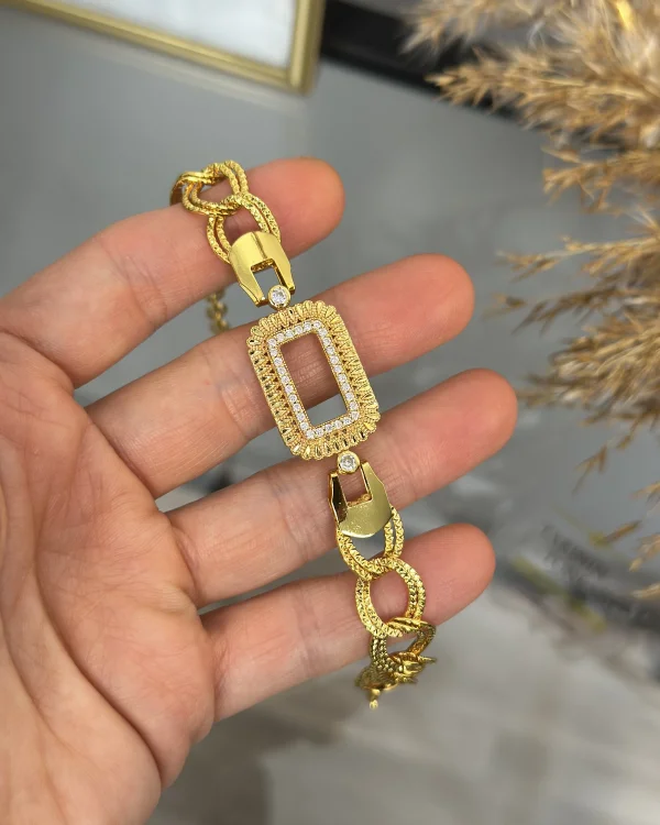 Gram Altınlık Geniş Samanyolu Bileklik (Seri 4)