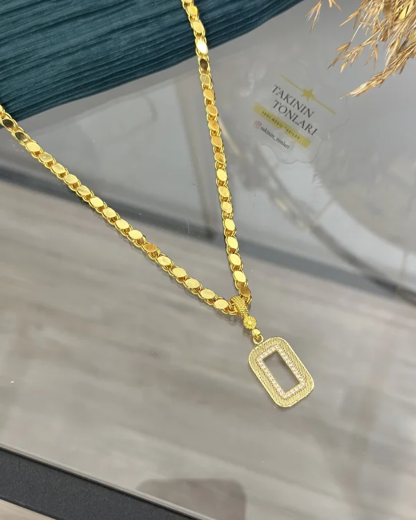 Gram Altınlık Arpa Kolye 60 cm (Seri 1)