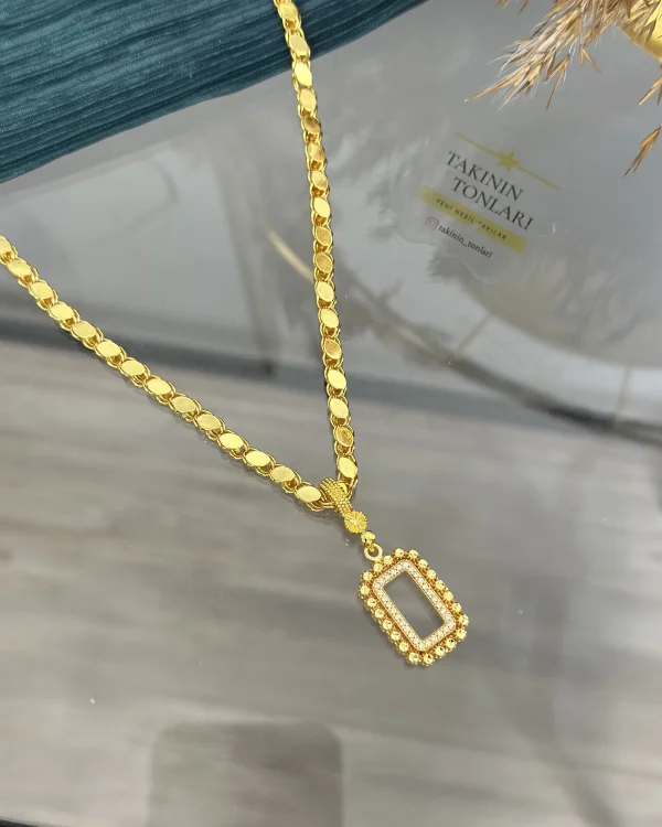 Gram Altınlık Arpa Kolye 60 cm (Seri 2)