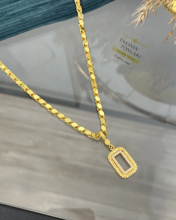 Gram Altınlık Arpa Kolye 60 cm (Seri 4)