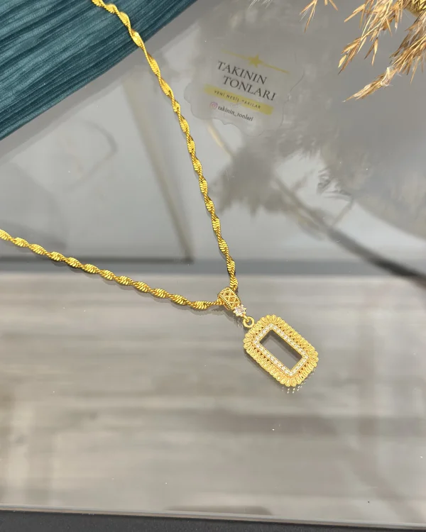 Gram Altınlık Singapur Zincirli Kolye 60 cm (Seri 4)