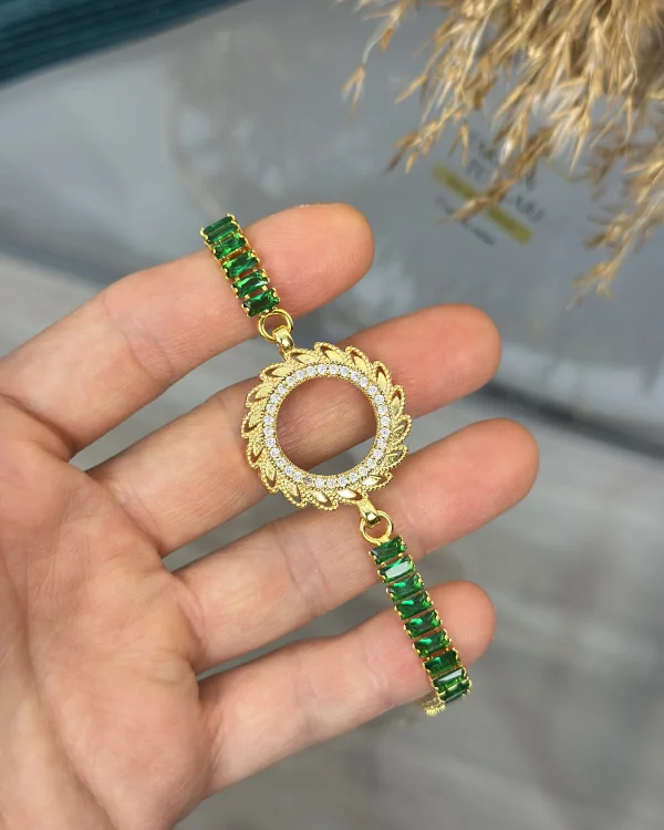 Çeyreklik Yeşil Baget Bileklik (17+3 cm)