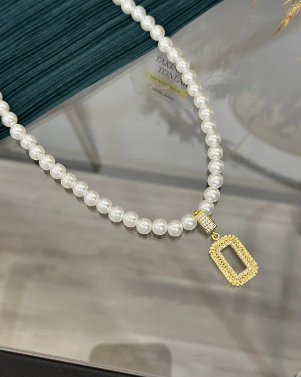 Gram Altınlık İncili Kolye (Seri 4/ Uzunluk 50 cm)