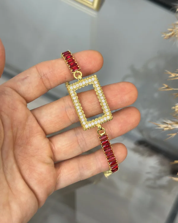 5 Gramlık Kırmızı Baget Bileklik