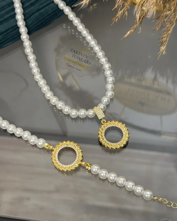 Çeyreklik Dorikali İnci Set